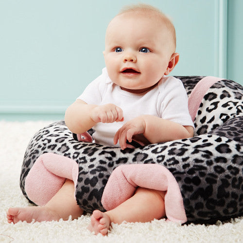 Infant Sitting Chair - Pink Snow Leopard