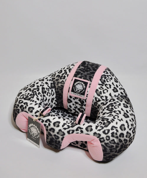 Infant Sitting Chair - Pink Snow Leopard